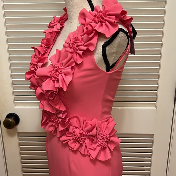 Antonio Melani Breast Cancer Awareness Capsule Mary-Cathryn Crepe Dress, Size 2 - Picture 9 of 17